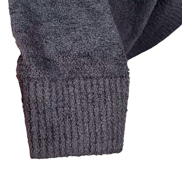 Barefoot Dreams CozyChic Lite Circle Cardigan Size Medium Black 423 - Picture 11 of 16